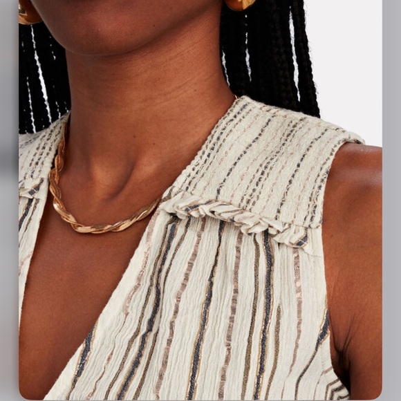 Veronica Beard Cox Smocked Striped Mini Dress - Picture 7 of 15